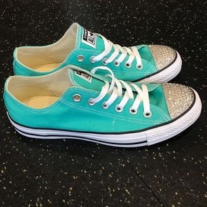 Converse bling sneakers